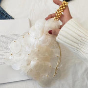 Sequin evening shell bag, view 4 - MRSLM