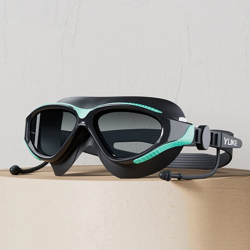 anti-fog adjustable swim goggles, view 3 - MRSLM