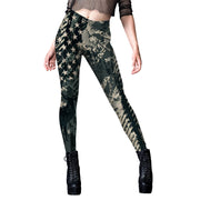 Women's camouflage digital print sweatpants, view 5 - MRSLM