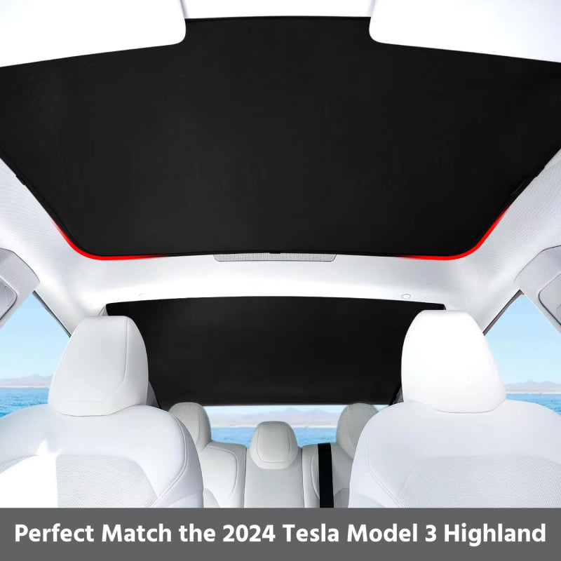 sunroof and rear window sunshade, view 6 - MRSLM