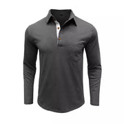 retro lapel long-sleeved top, view 2 - MRSLM