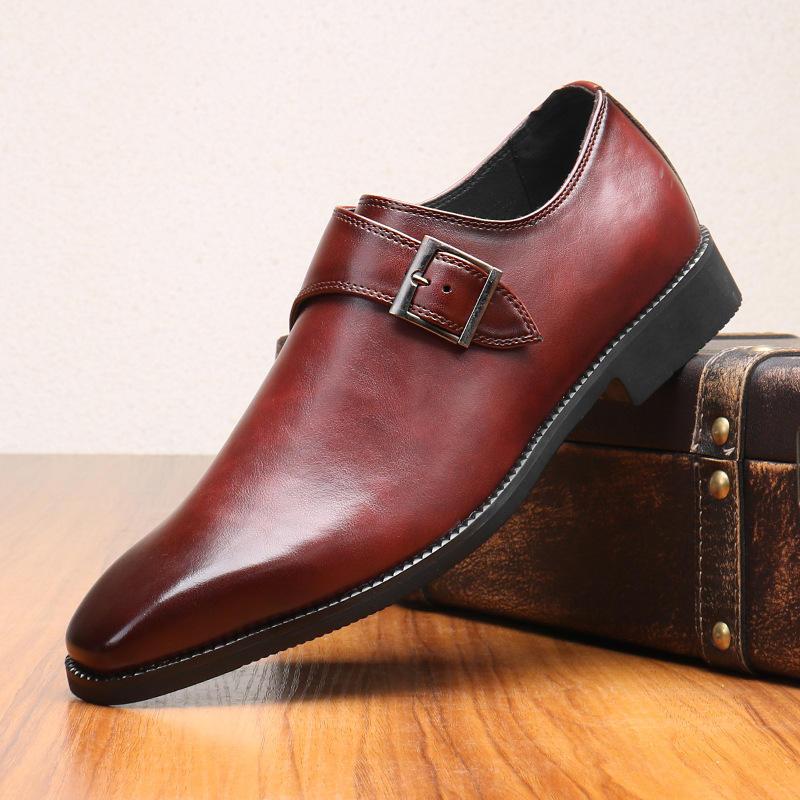 luxury casual leather dress shoes - MRSLM