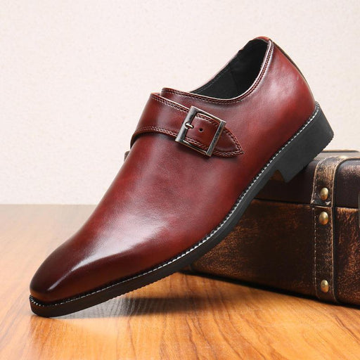 luxury casual leather dress shoes - MRSLM