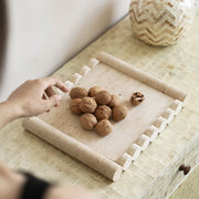 travertine marble tray, view 3 - MRSLM