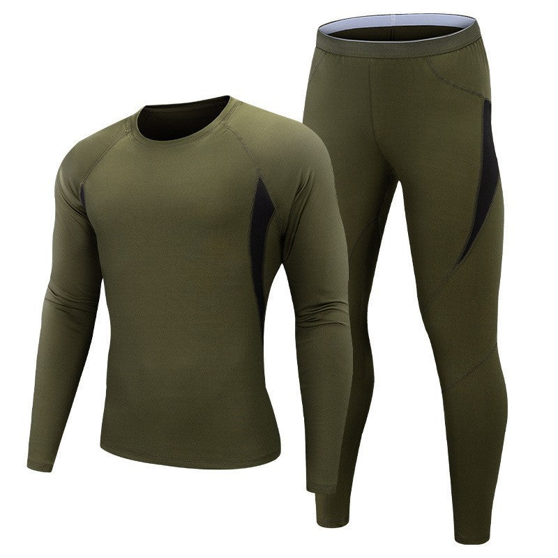Men's thermal base layer set top and pants, view 2 - MRSLM