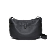 leather crossbody hobo bag, view 3 - MRSLM