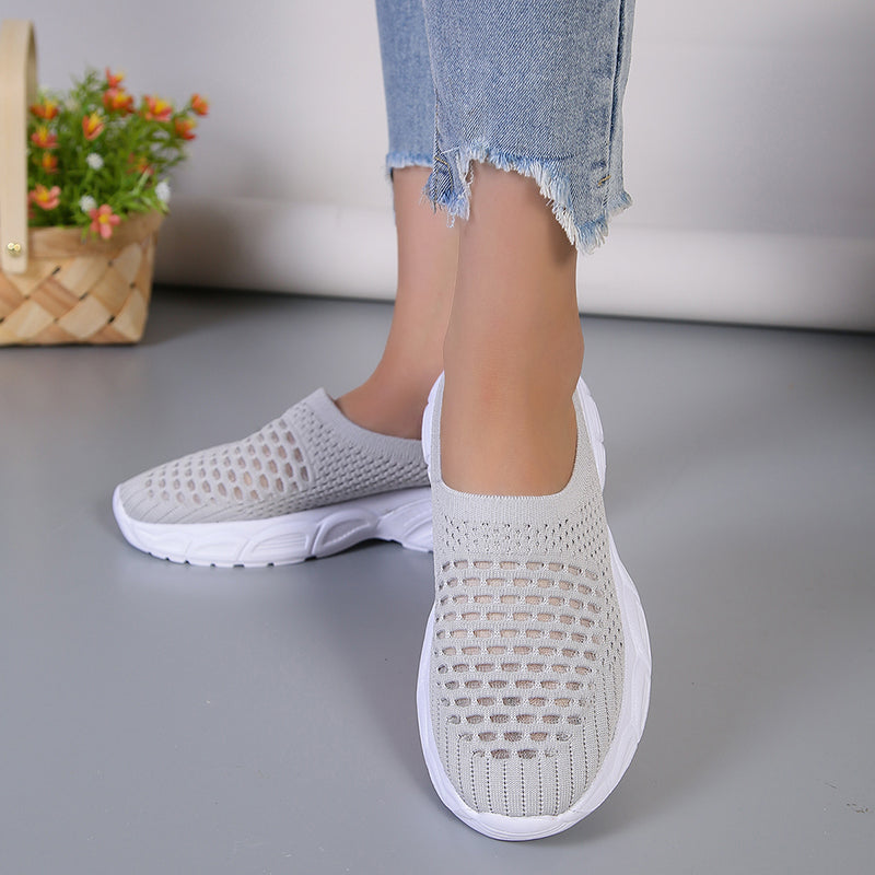 women's mesh platform slippers, view 6 - MRSLM