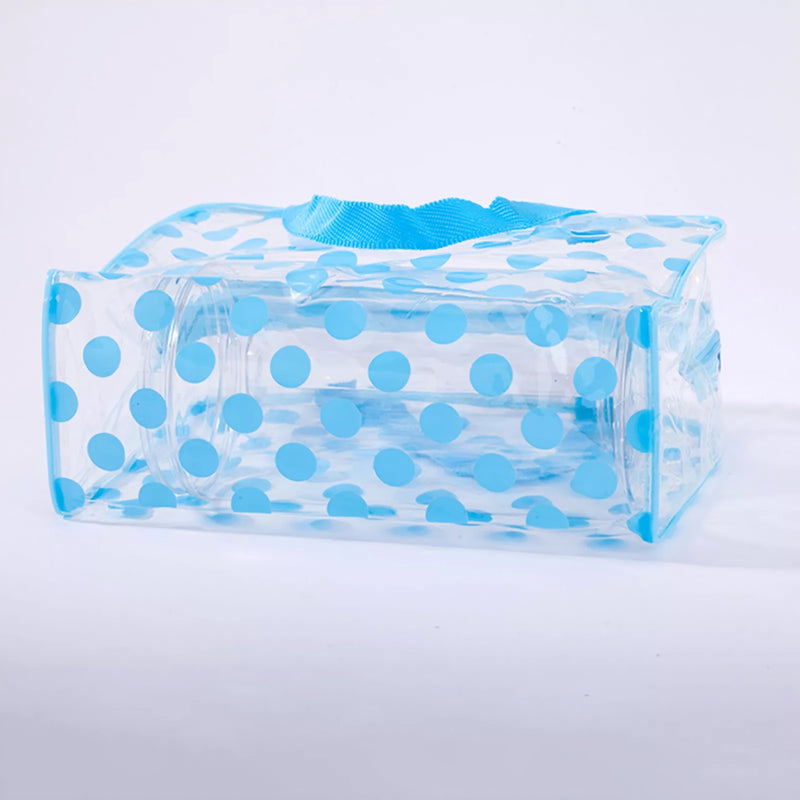 PVC transparent waterproof makeup bag, view 7 - MRSLM