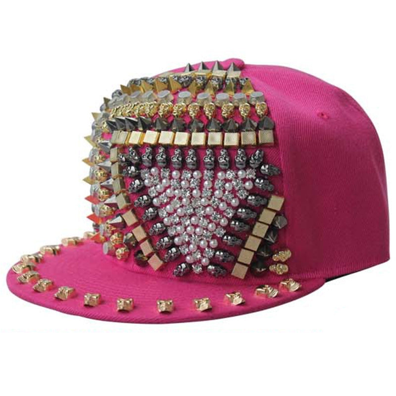 handmade rivet baseball cap, view 7 - MRSLM