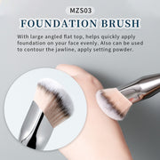 angled liquid foundation brush, view 7 - MRSLM