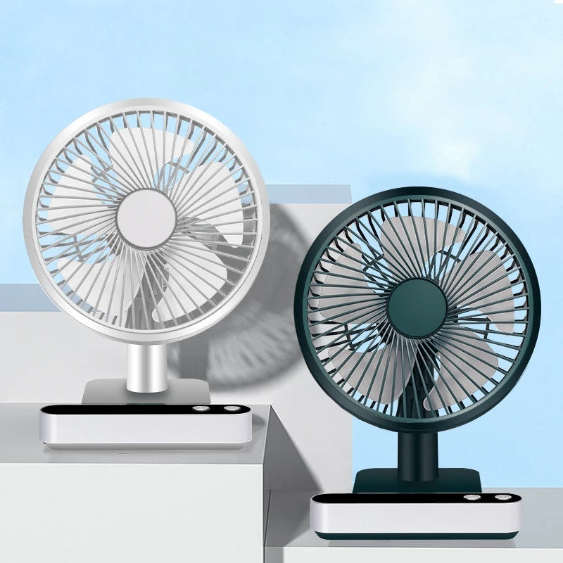 usb rechargeable oscillating desk fan - MRSLM