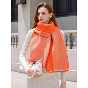 knit solid pashmina wrap shawl, view 15 - MRSLM