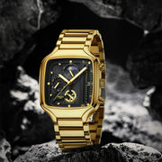 men's square quartz sport watch, view 6 - MRSLM