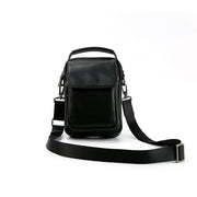 retro cowhide messenger bag, view 5 - MRSLM