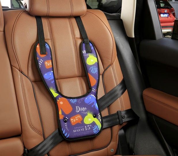 kids car seat belt cover, view 3 - MRSLM