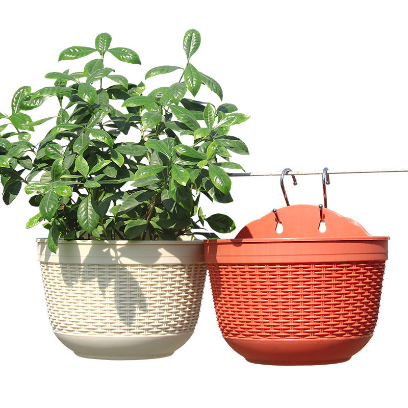 modern hanging flower basket set, view 11 - MRSLM