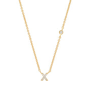 letter pendant necklace, view 28 - MRSLM