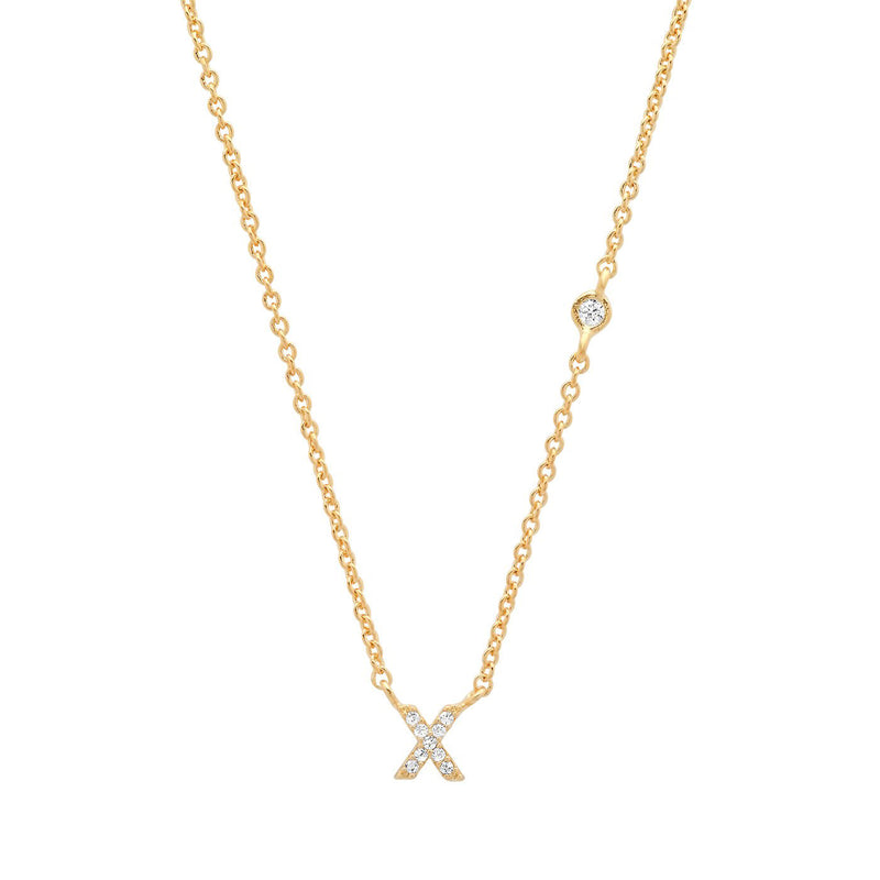 letter pendant necklace, view 28 - MRSLM
