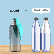 800ml portable dog water bottle, view 8 - MRSLM