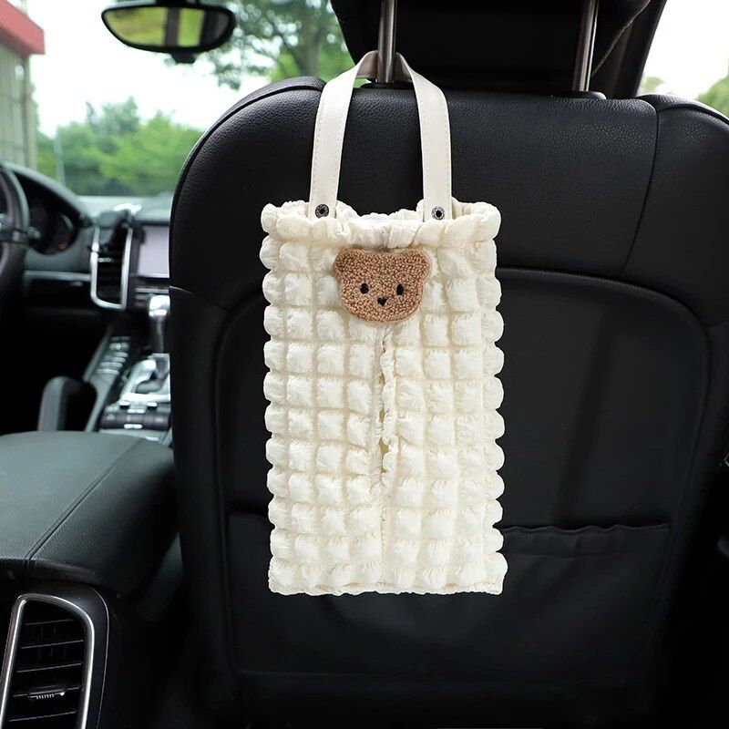 cartoon bear car tissue holder, view 7 - MRSLM