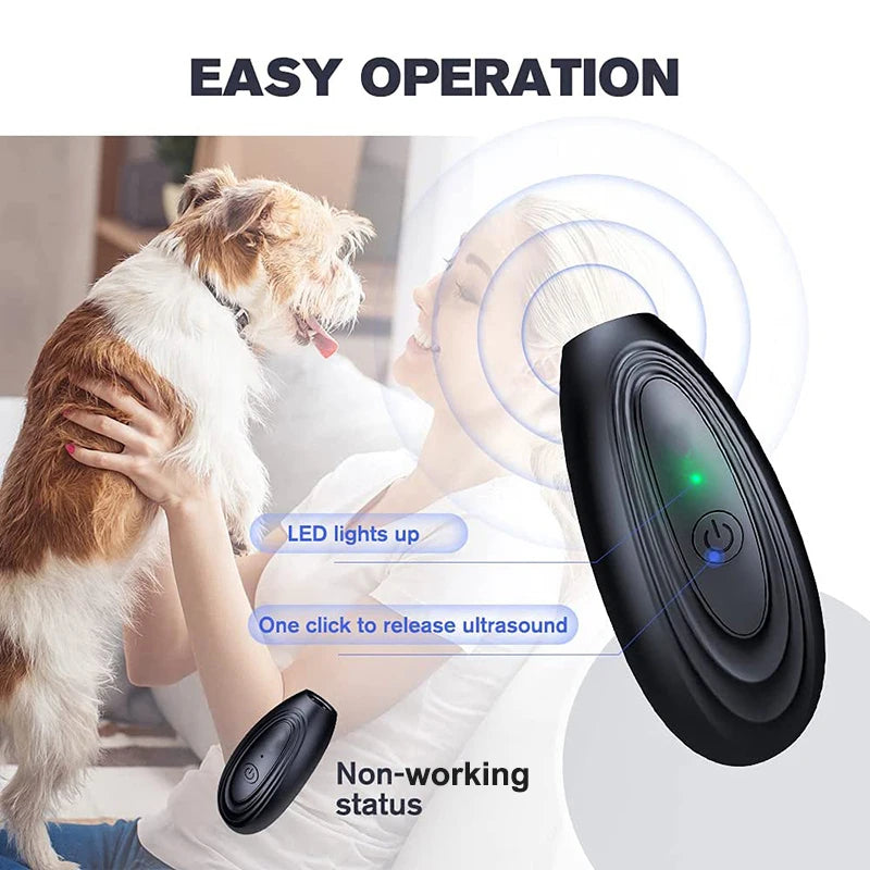 rechargeable dog bark control device, view 5 - MRSLM
