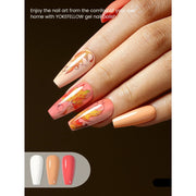 6-piece fall glitter gel nail polish kit, view 6 - MRSLM