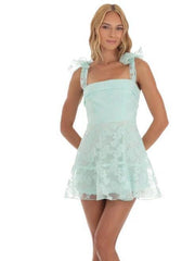 women's sleeveless mesh dress, view 8 - MRSLM