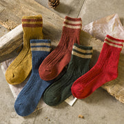 thick striped wool socks - MRSLM
