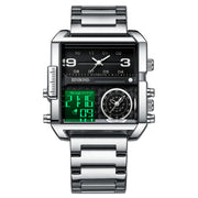 men's large dial quartz watch, view 12 - MRSLM