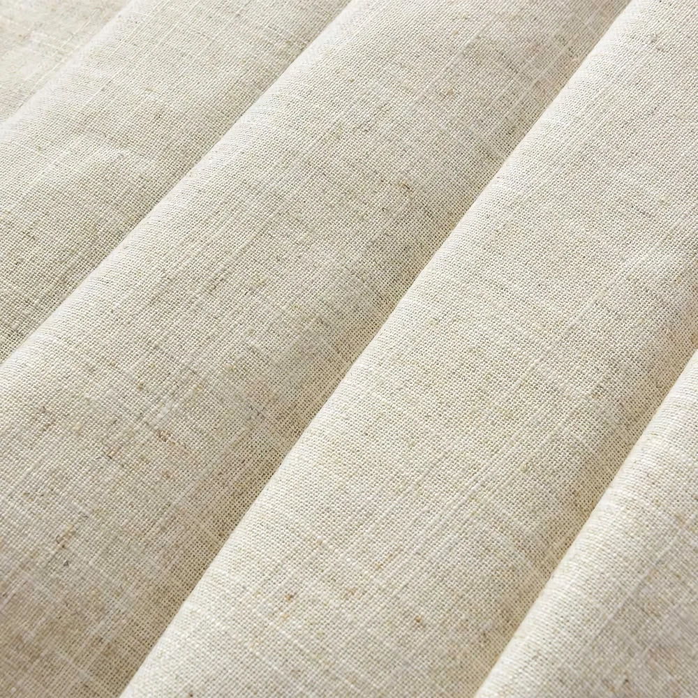 Elegant Cotton Button Shower Curtain