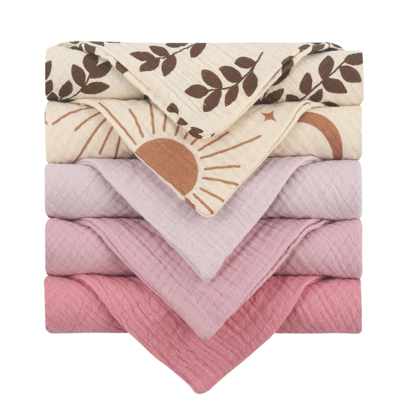 gauze cotton baby washcloths, view 8 - MRSLM