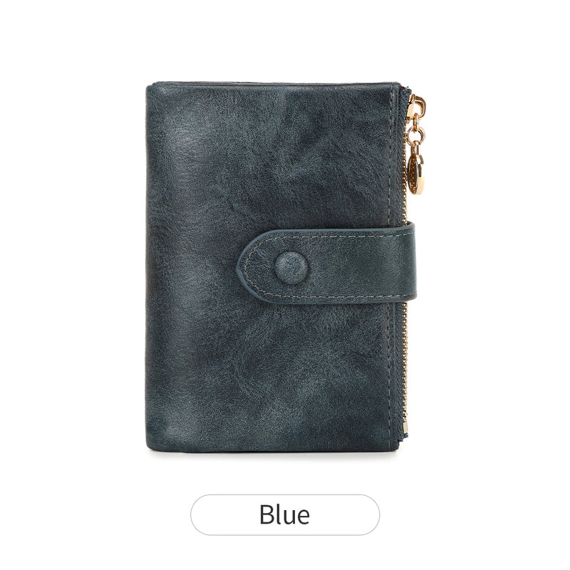 minimalist large capacity zipper wallet, view 2 - MRSLM