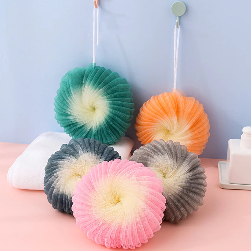 soft mesh bath sponge, view 6 - MRSLM