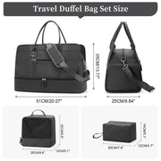 Women's large travel tote bag set, view 5 - MRSLM