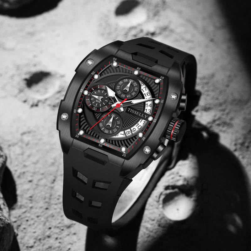 Barrel-shaped quartz watch, view 6 - MRSLM