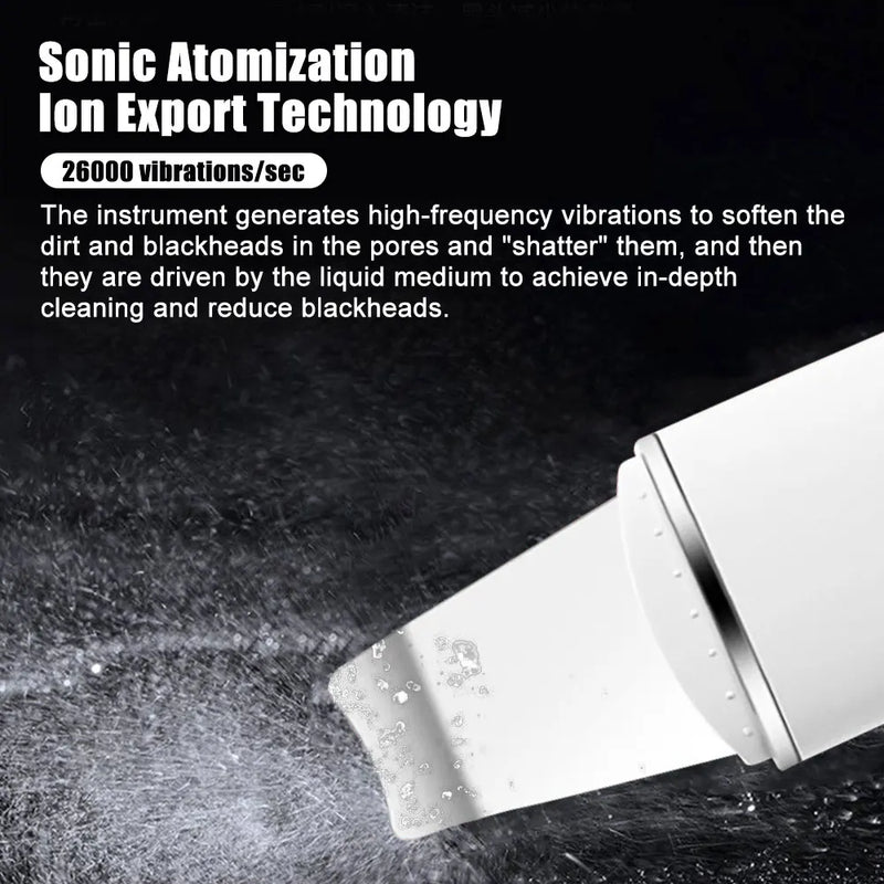 ultrasonic skin scrubber, view 5 - MRSLM