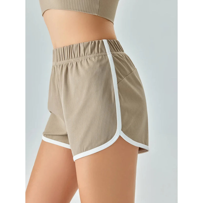 Women's cool cotton yoga shorts, view 11 - MRSLM