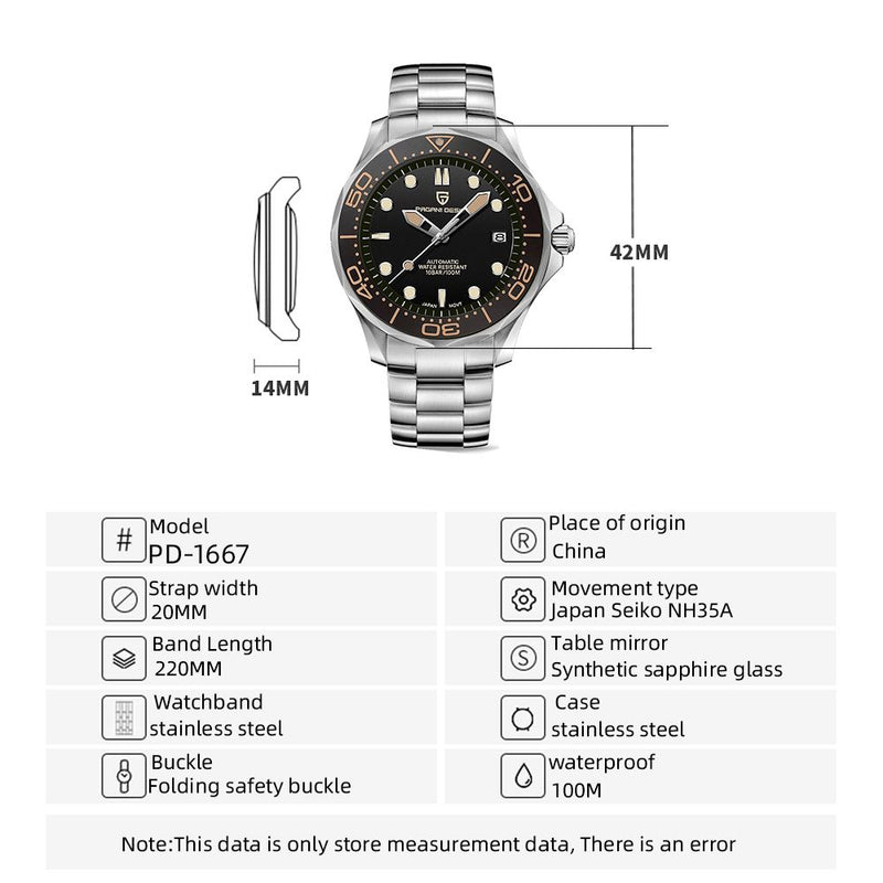 men's automatic sapphire watch, view 7 - MRSLM