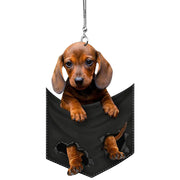 mini puppy car pendant, view 5 - MRSLM