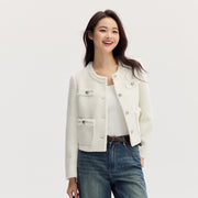elegant tassel slim fit jacket, view 6 - MRSLM