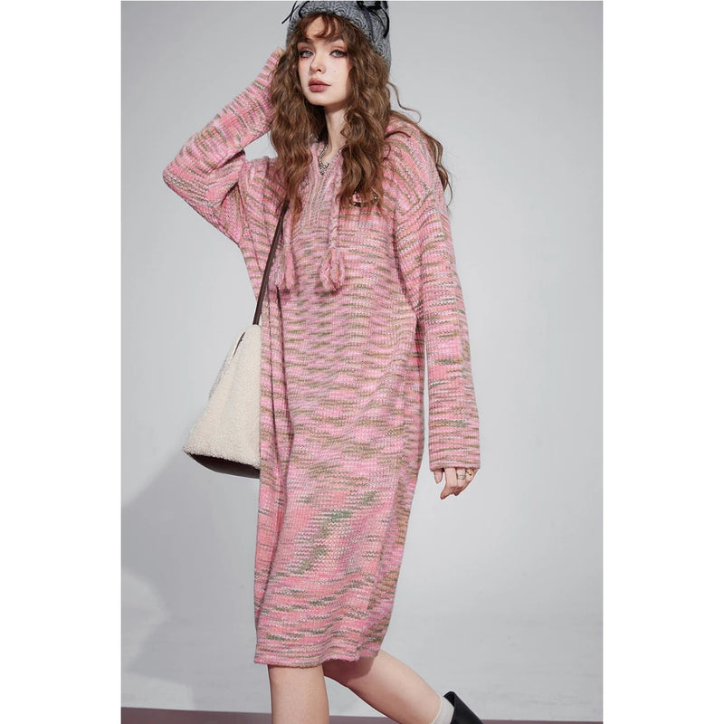 women's hoodie dress, view 4 - MRSLM