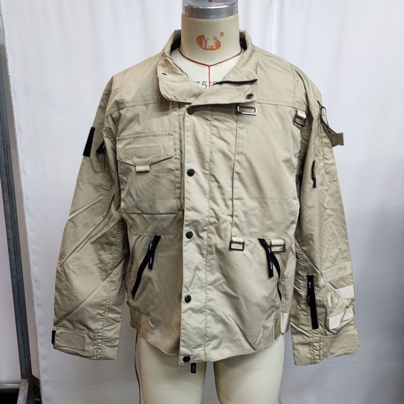 Men's loose baseball uniform jacket, view 2 - MRSLM