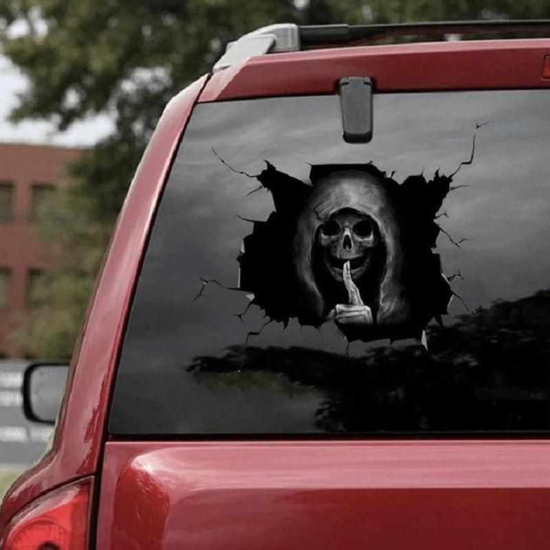 halloween skull decal - MRSLM