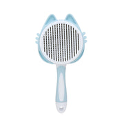 self-cleaning pet grooming brush, view 4 - MRSLM