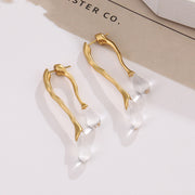 all match gold geometric earrings - MRSLM