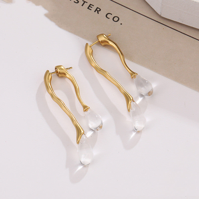 all match gold geometric earrings - MRSLM