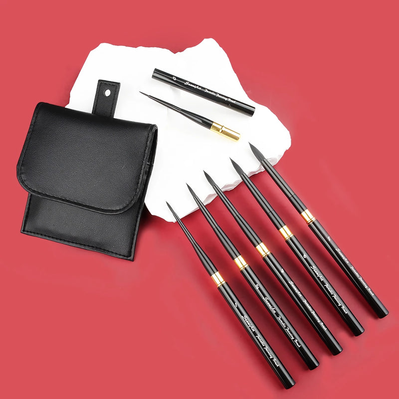6-piece watercolor brush set - MRSLM