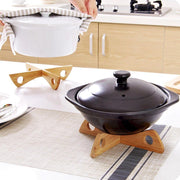 wooden pot trivet, view 7 - MRSLM