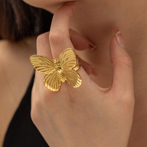 vintage butterfly ring - MRSLM