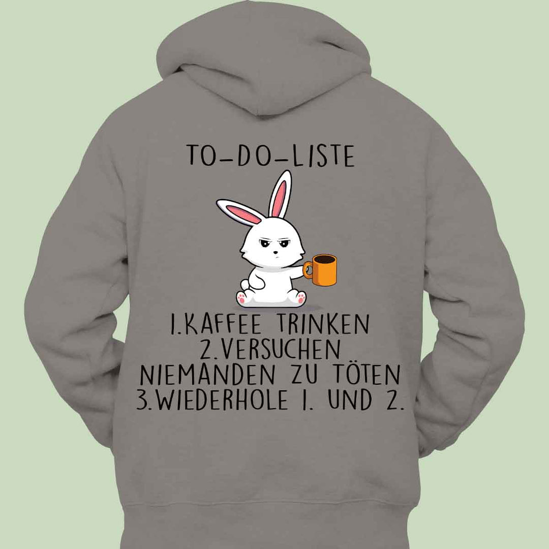 Kitchen Rabbit Hoodie Unisex Back Print